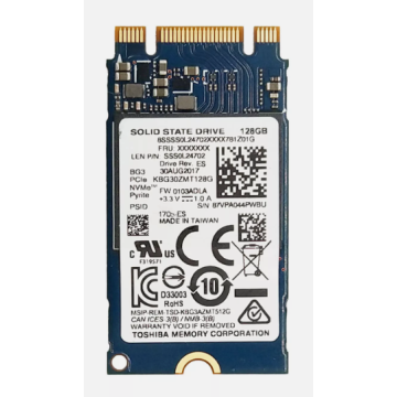 Disque Dur Interne SSD Toshiba M.2 128GB 2242 ( SSS0L24702) KBG30ZMTI28G